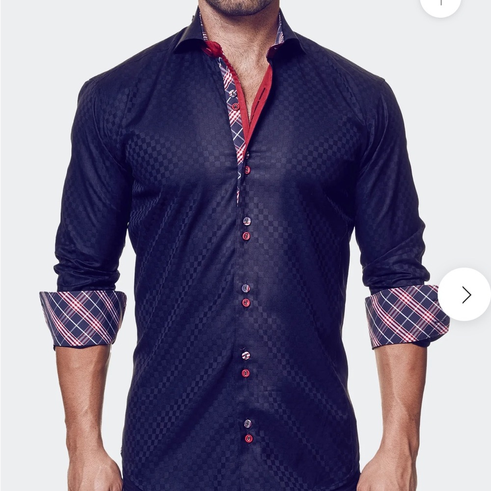 Maceoo, Einstein StretchSoft butter blue mens shirt